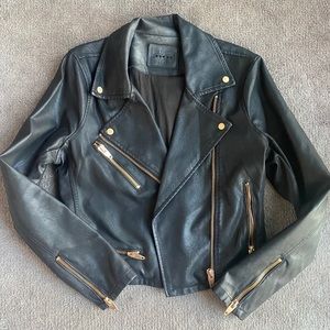 Blank NYC Leather Jacket size M